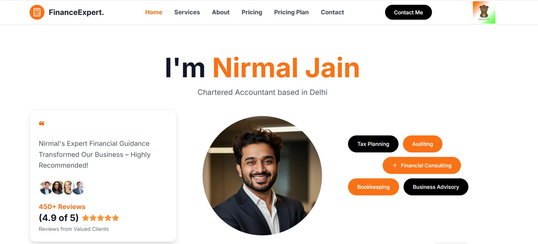 CA Website Plan
